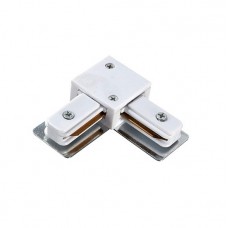 Σύνδεσμος Ράγας Γωνία 2 Καλωδίων Λευκός 93120 